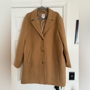 GAP Women's Classic Camel Pea Coat